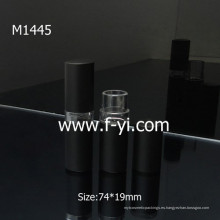 Matte Black Elegante Venta caliente Round Lip Balm Contenedores